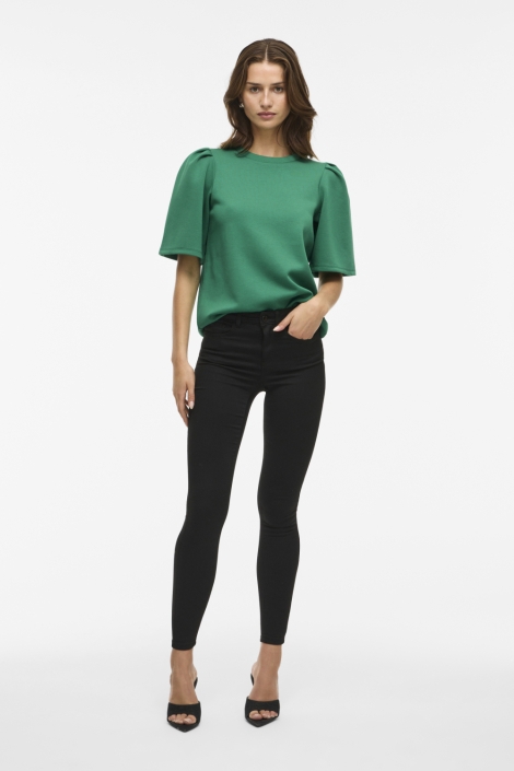 Vila vireflect o-neck 2/4 top/dfs